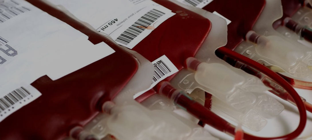 PVC film in blood and non-blood